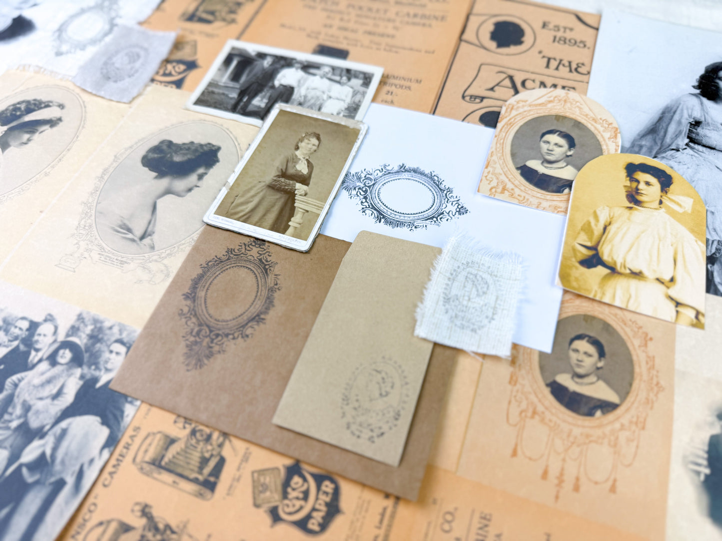 Portrait Ephemera Kit A House of Books