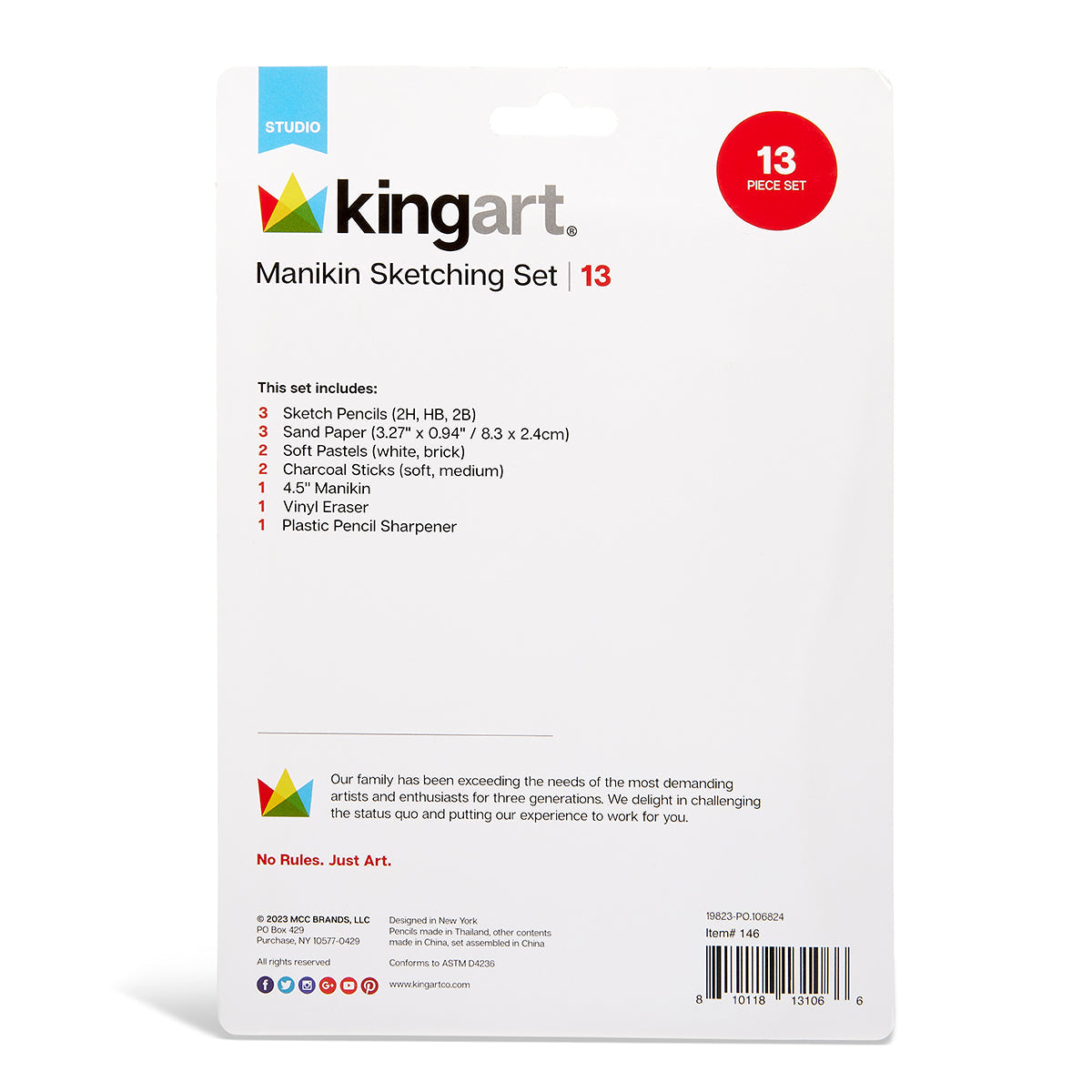 Sketch & Draw Set 13 pc