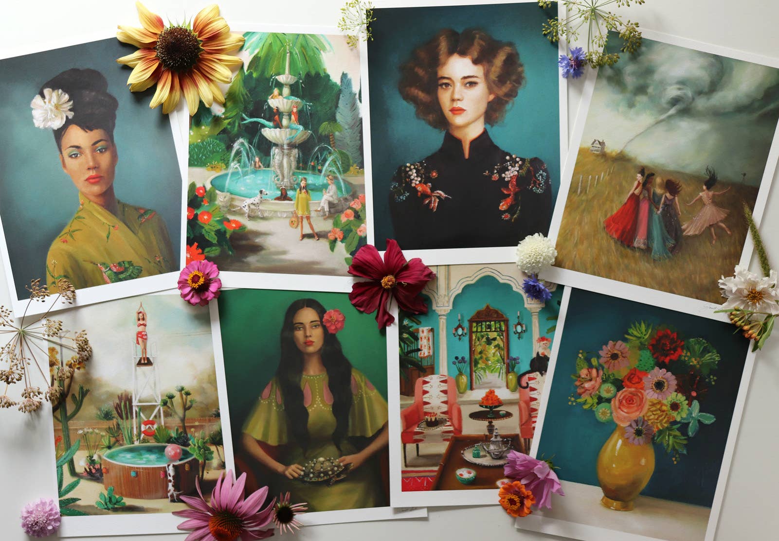 Miss Moon Lesson Thirteen. Art Print - 11" X 14" by Janet Hill Quirks!