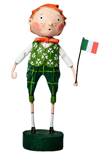 Tristan Go Braugh© Lori Mitchell St. Patrick's Day Figurine Quirks!