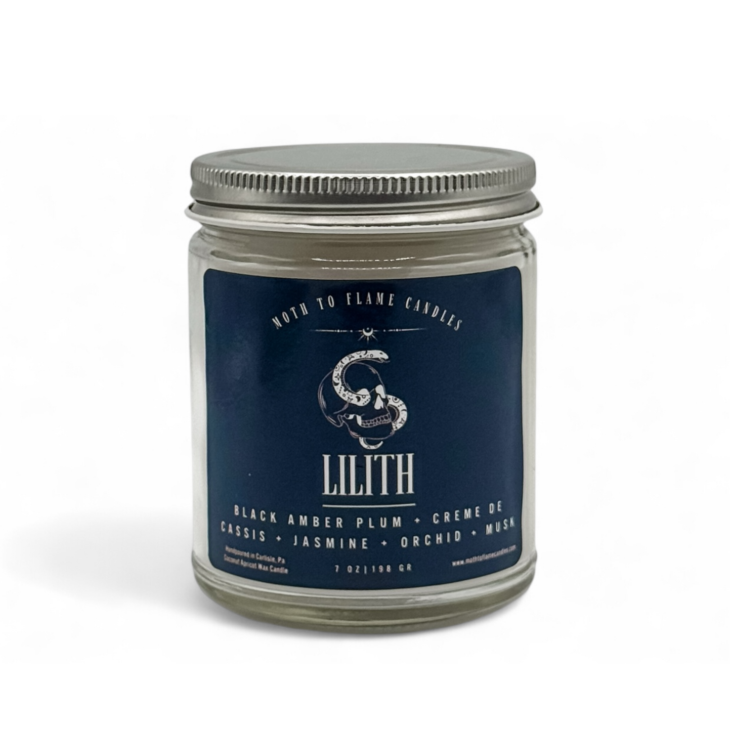 Lilith - 7 oz candle Moth to Flame Candles