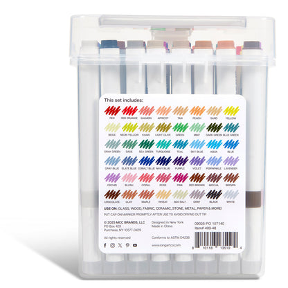 Acrylic Paint Markers - 48 Count