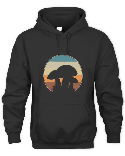 Retro Mushroom Unisex Hoodie Creative Freedom Collective