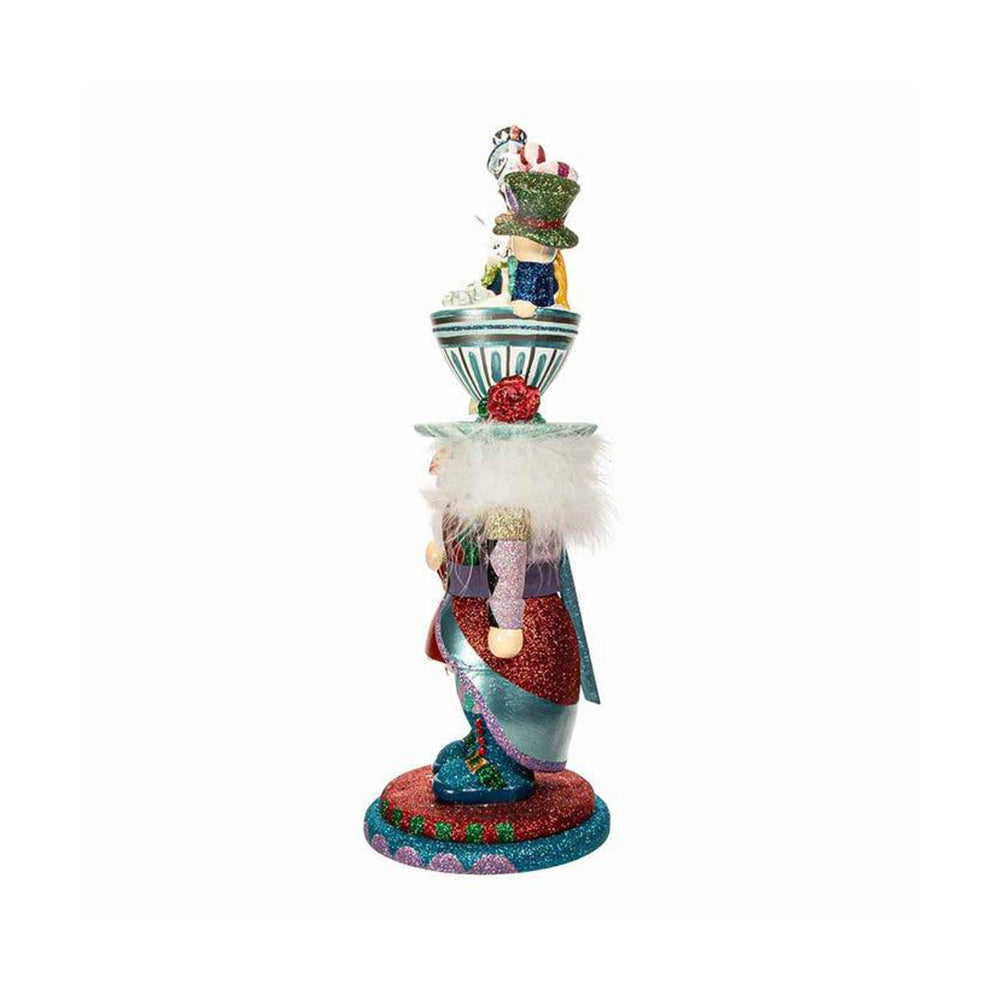 18" Hollywood Nutcrackers™ Alice Teacup Hat Nutcracker by Kurt Adler