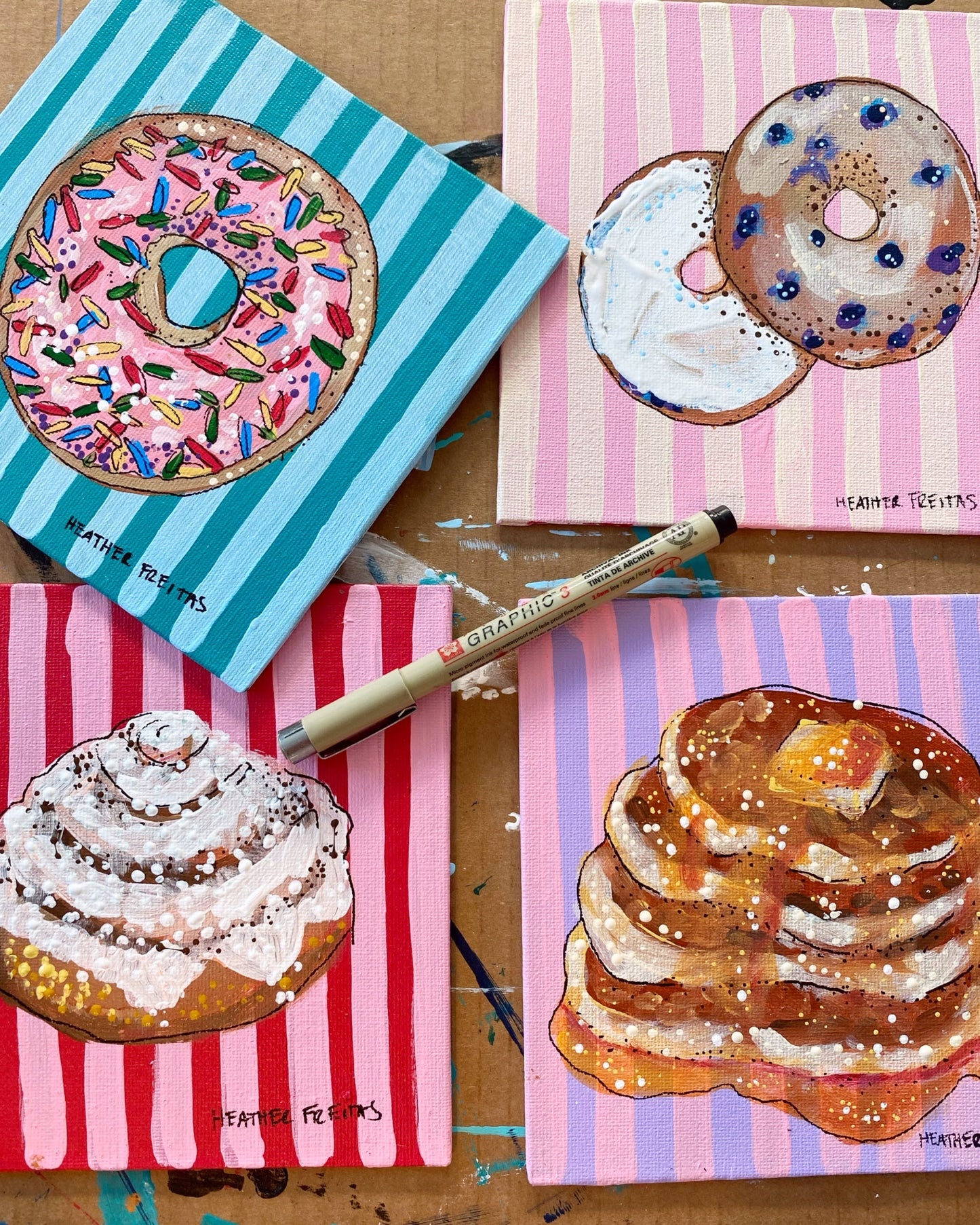 Pancakes ( Original Painting ) Heather Freitas