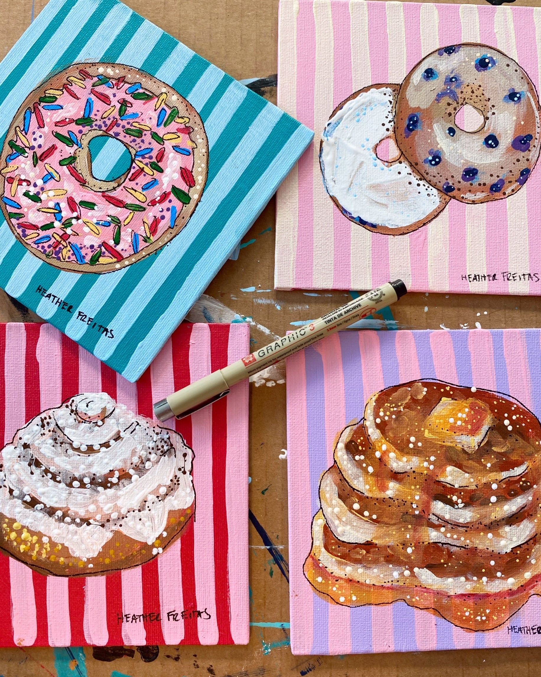 Pancakes ( Original Painting ) Heather Freitas