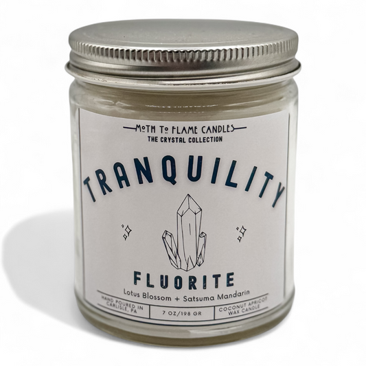 Tranquility – 7 oz Candle Moth to Flame Candles