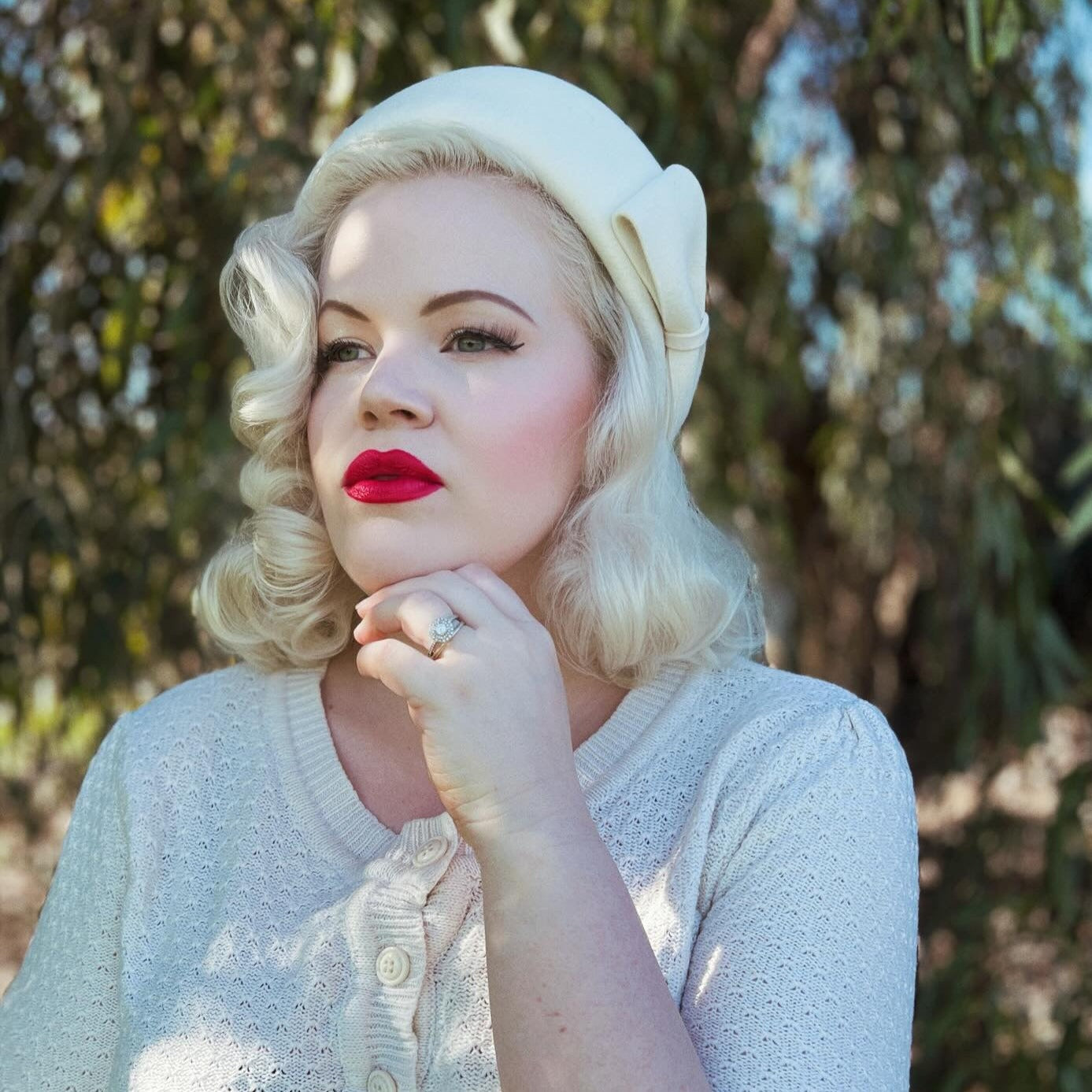 The Head-Turner Structured Beret by Lipstick & Chrome -TAN Quirks!