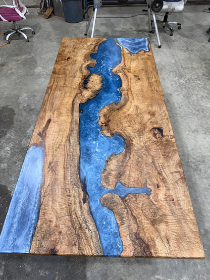 Maple Burl River Table