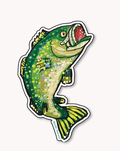Bass Fish Sticker