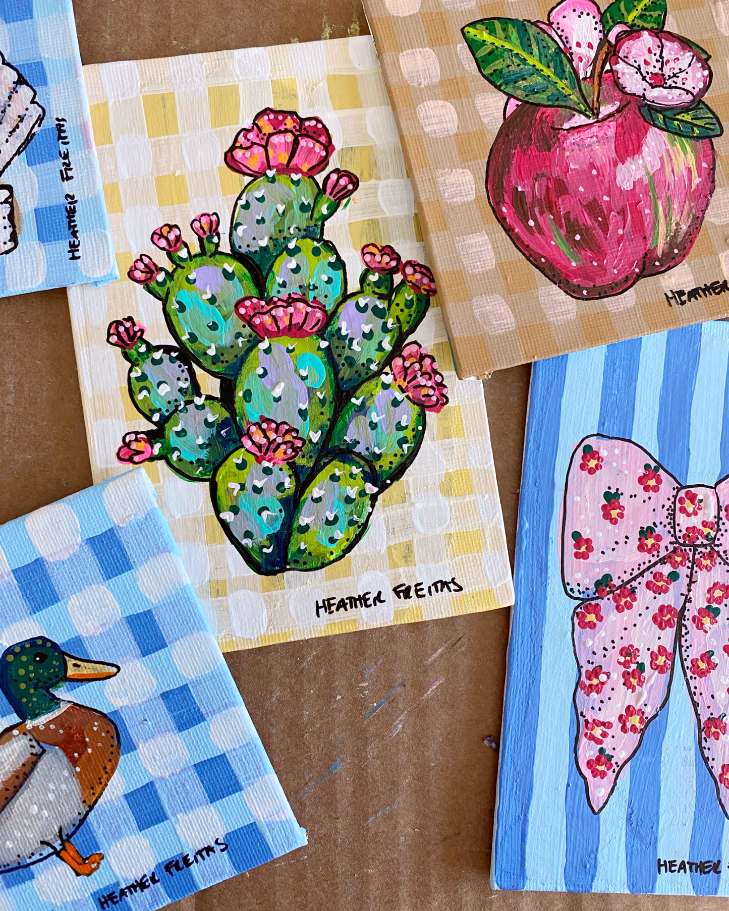 Blue Lace Ribbon ( Original Painting )