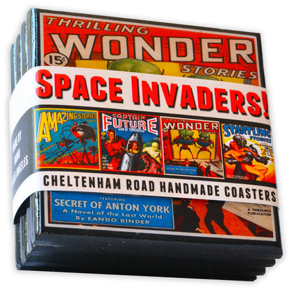 Space Invaders! Vintage Science Fiction Coaster Set Quirks!