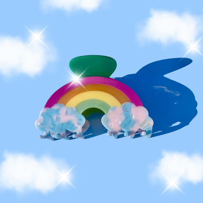Rainbow Acetate Hair Claw Quirks!