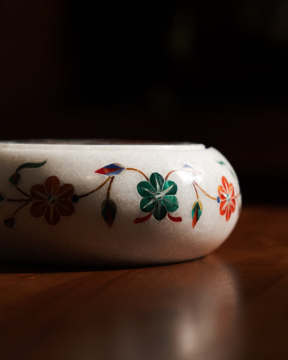 Mughal Red Flower Coaster Set Sangemar