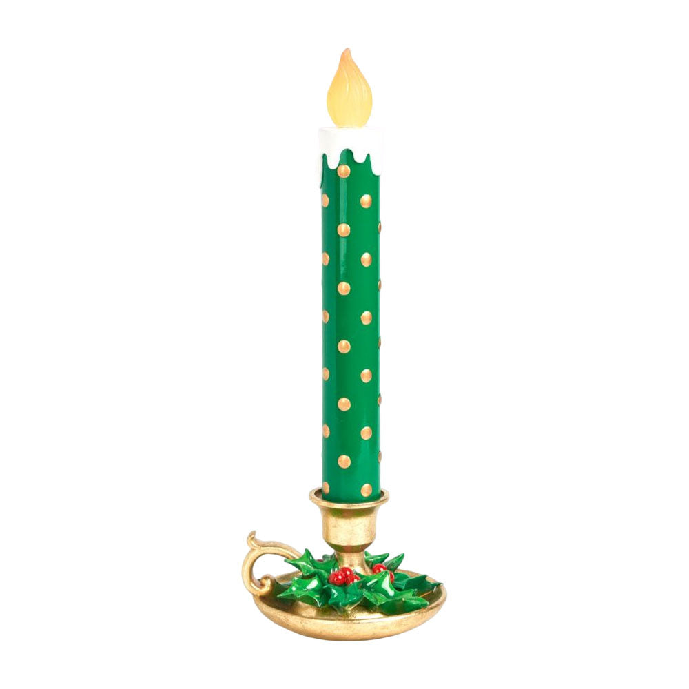 20" Green LED Candle Stick by December Diamonds Quirks!
