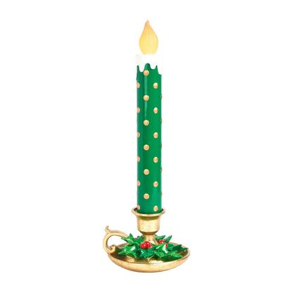 20" Green LED Candle Stick by December Diamonds Quirks!