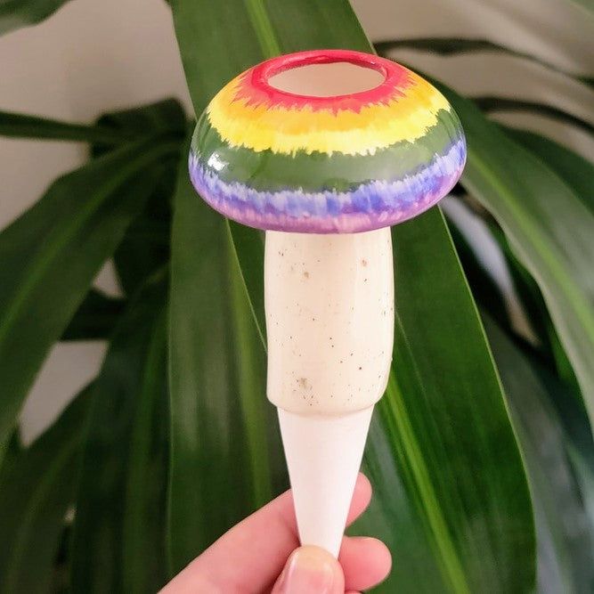 Medium Mushroom Watering Spike Mountain Mudworks