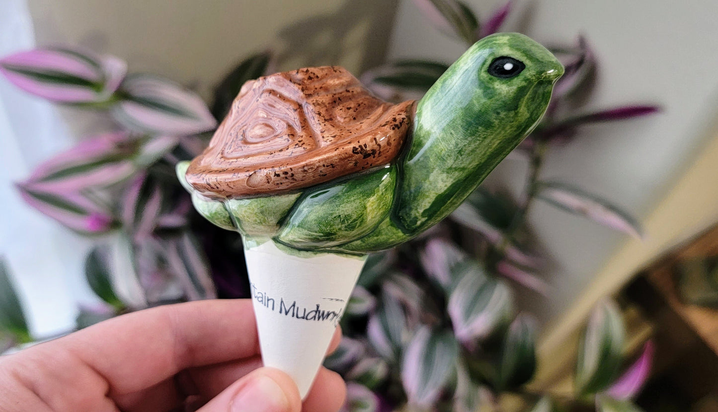 Turtle Plant Watering Spike Mountain Mudworks