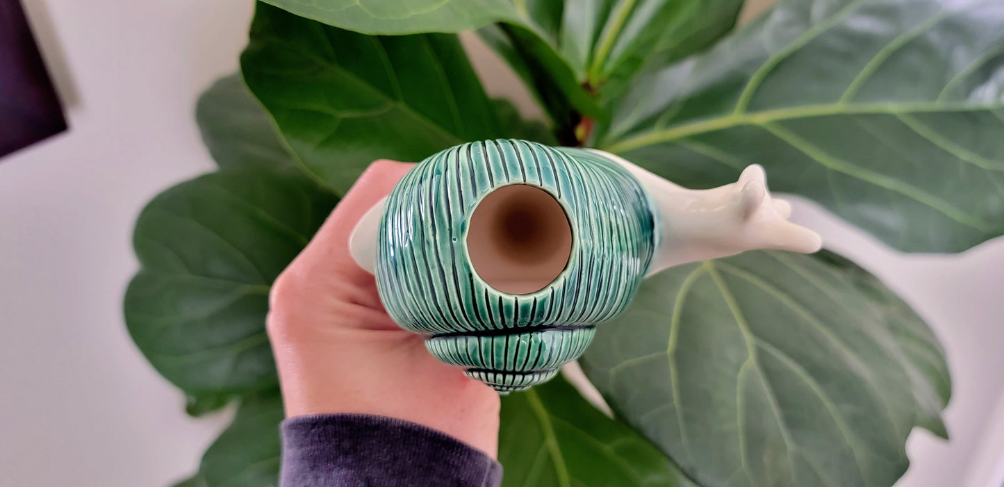 Snail Watering Spike Mountain Mudworks