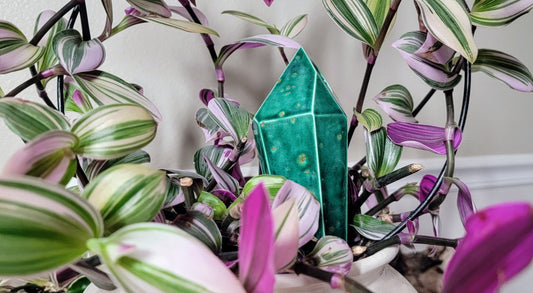 Tall Crystal Plant Watering Spike Mountain Mudworks