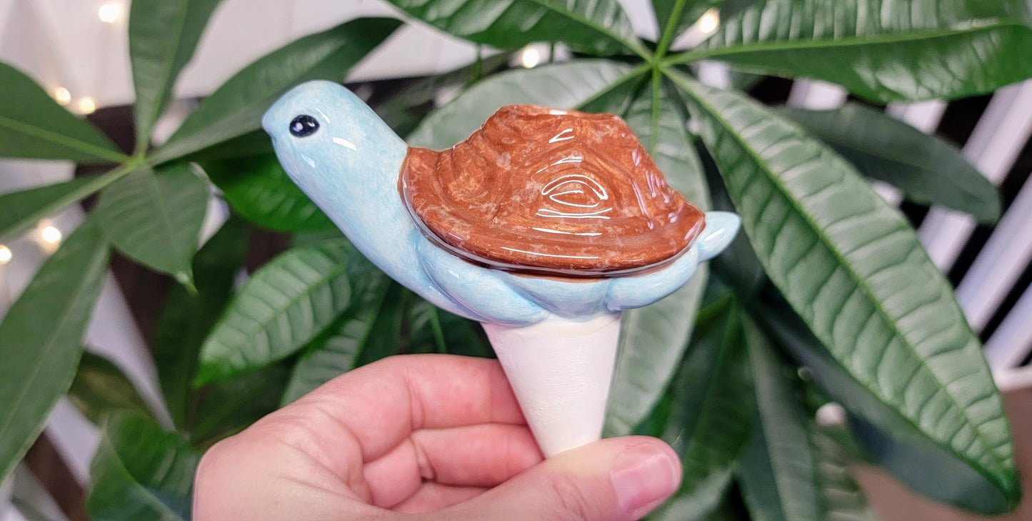 Turtle Plant Watering Spike Mountain Mudworks