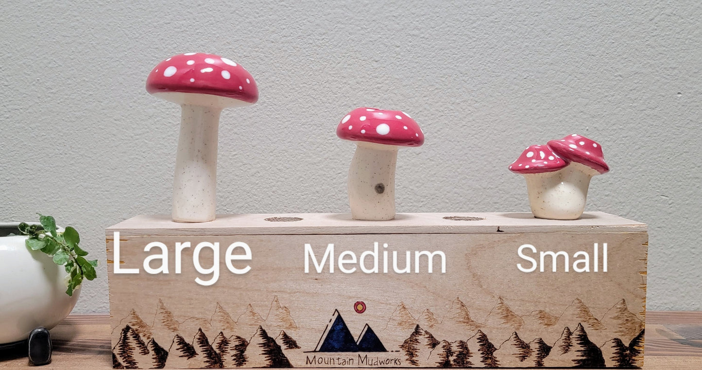 Large Mushroom Watering Spike Mountain Mudworks