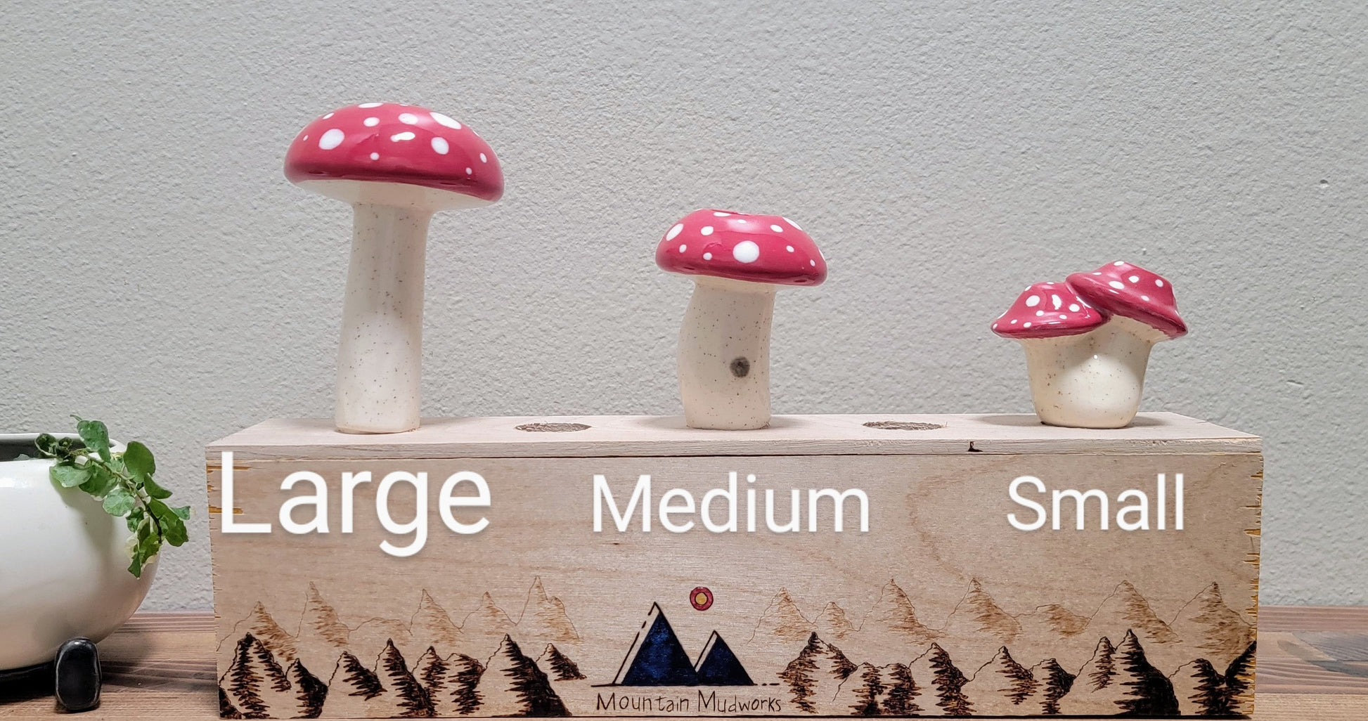 Large Mushroom Watering Spike Mountain Mudworks