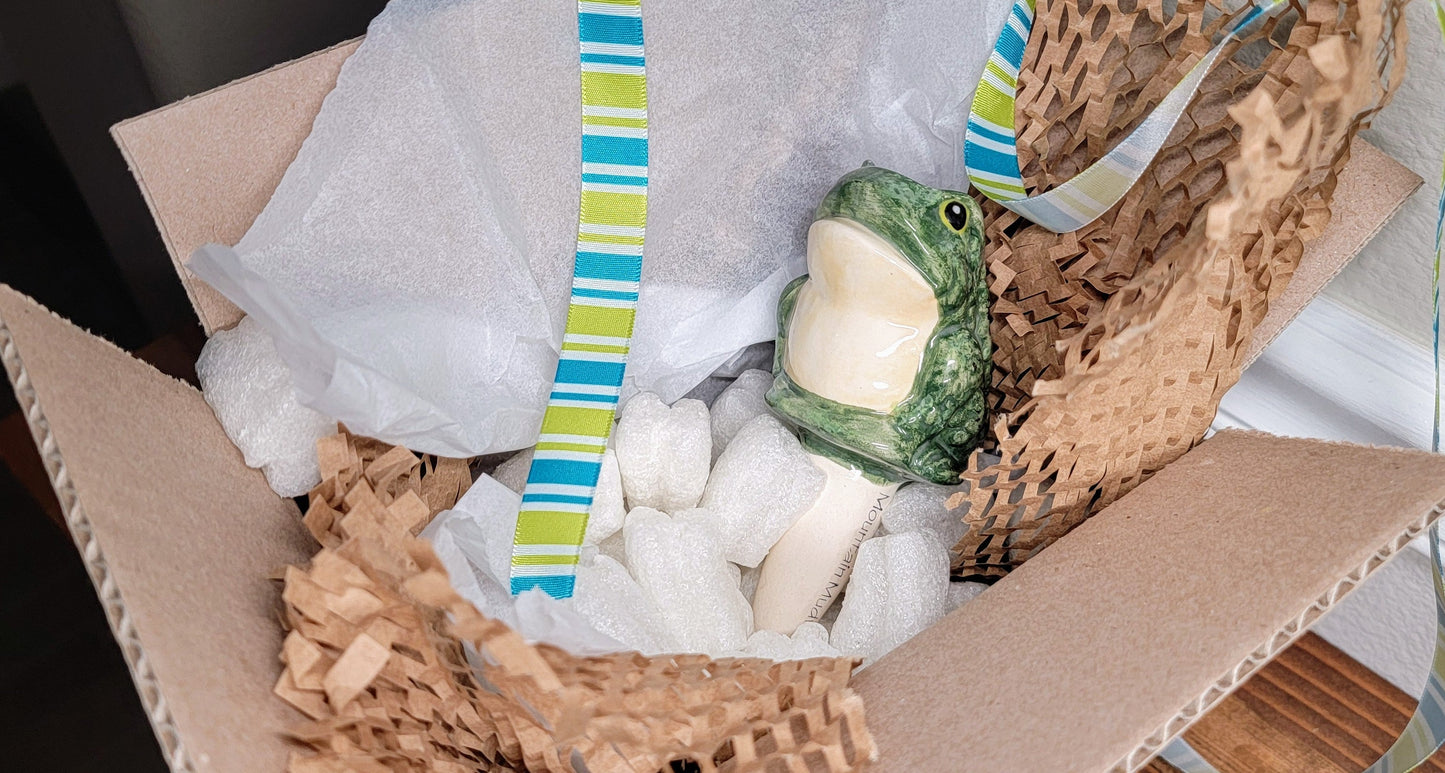 Frog Watering Spike Mountain Mudworks