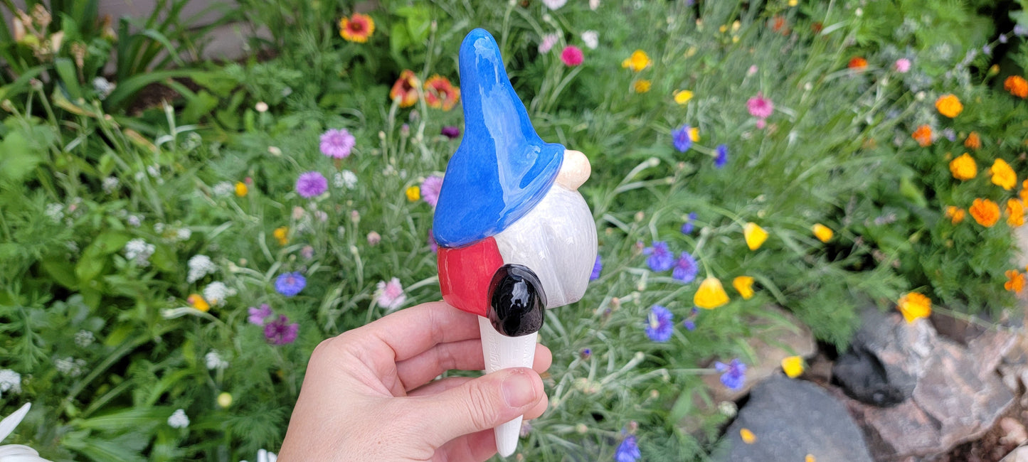 Short Gnome Watering Spike Mountain Mudworks