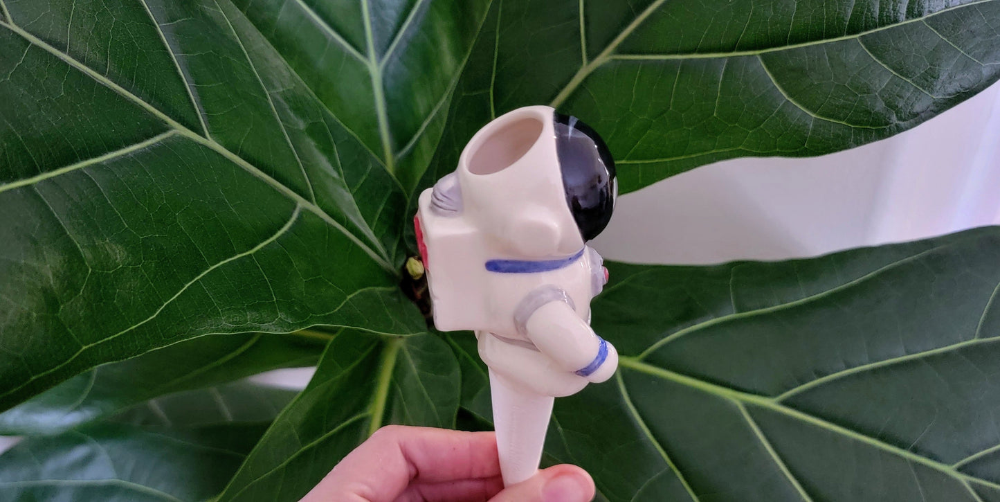 Ceramic Self-Watering Plant Spike - Astronaut Watering Spike Mountain Mudworks