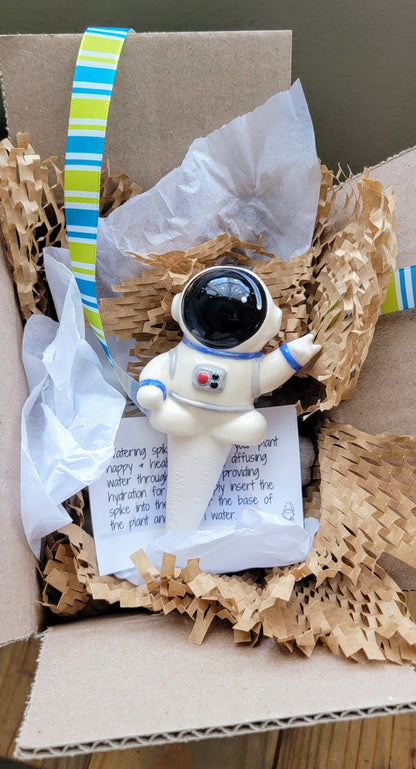 Ceramic Self-Watering Plant Spike - Astronaut Watering Spike Mountain Mudworks