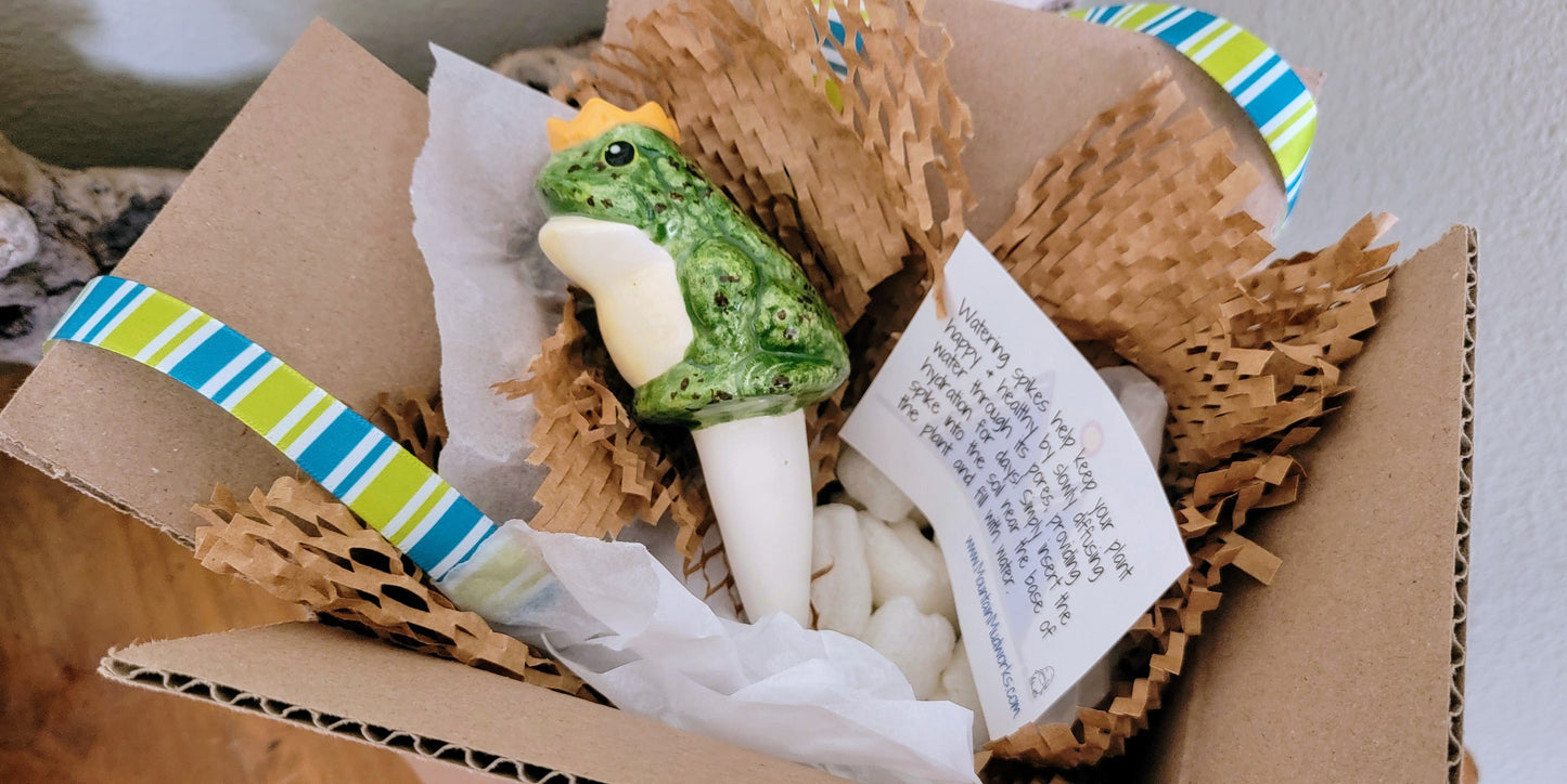 Prince Frog Watering Spike Mountain Mudworks