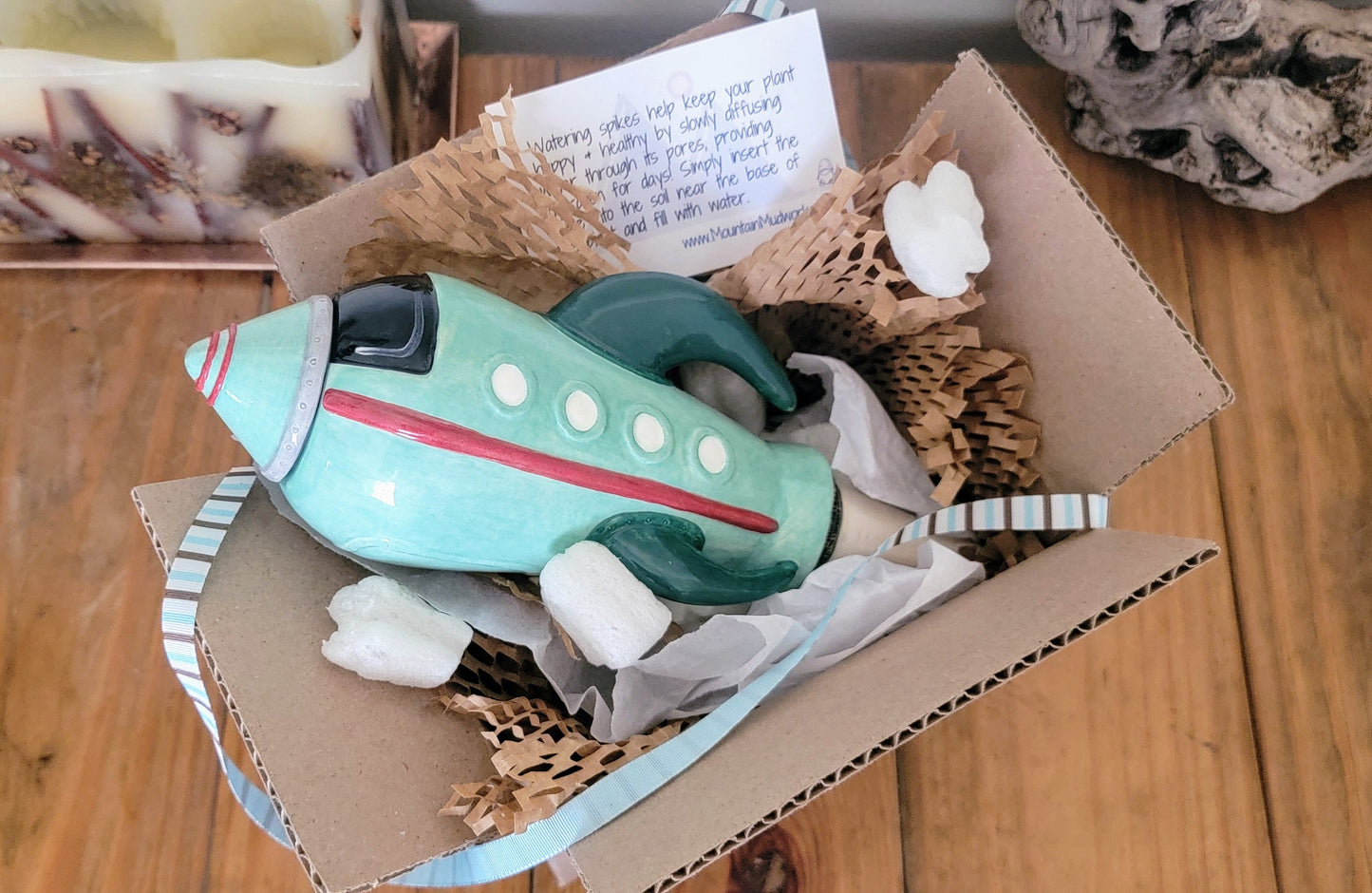 Rocketship Watering Spike Mountain Mudworks