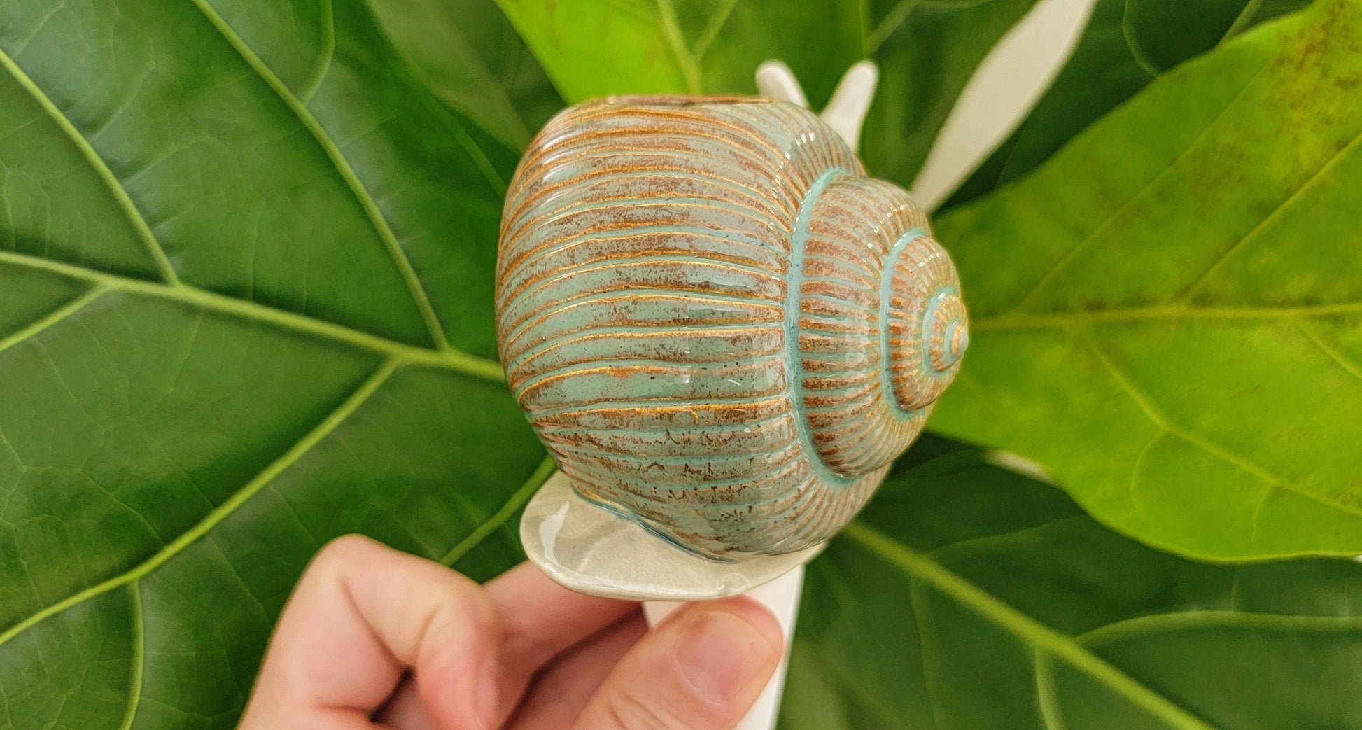 Snail Watering Spike Mountain Mudworks