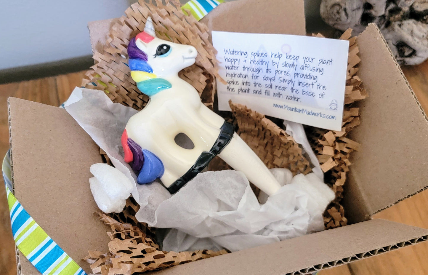 Unicorn Watering Spike Mountain Mudworks