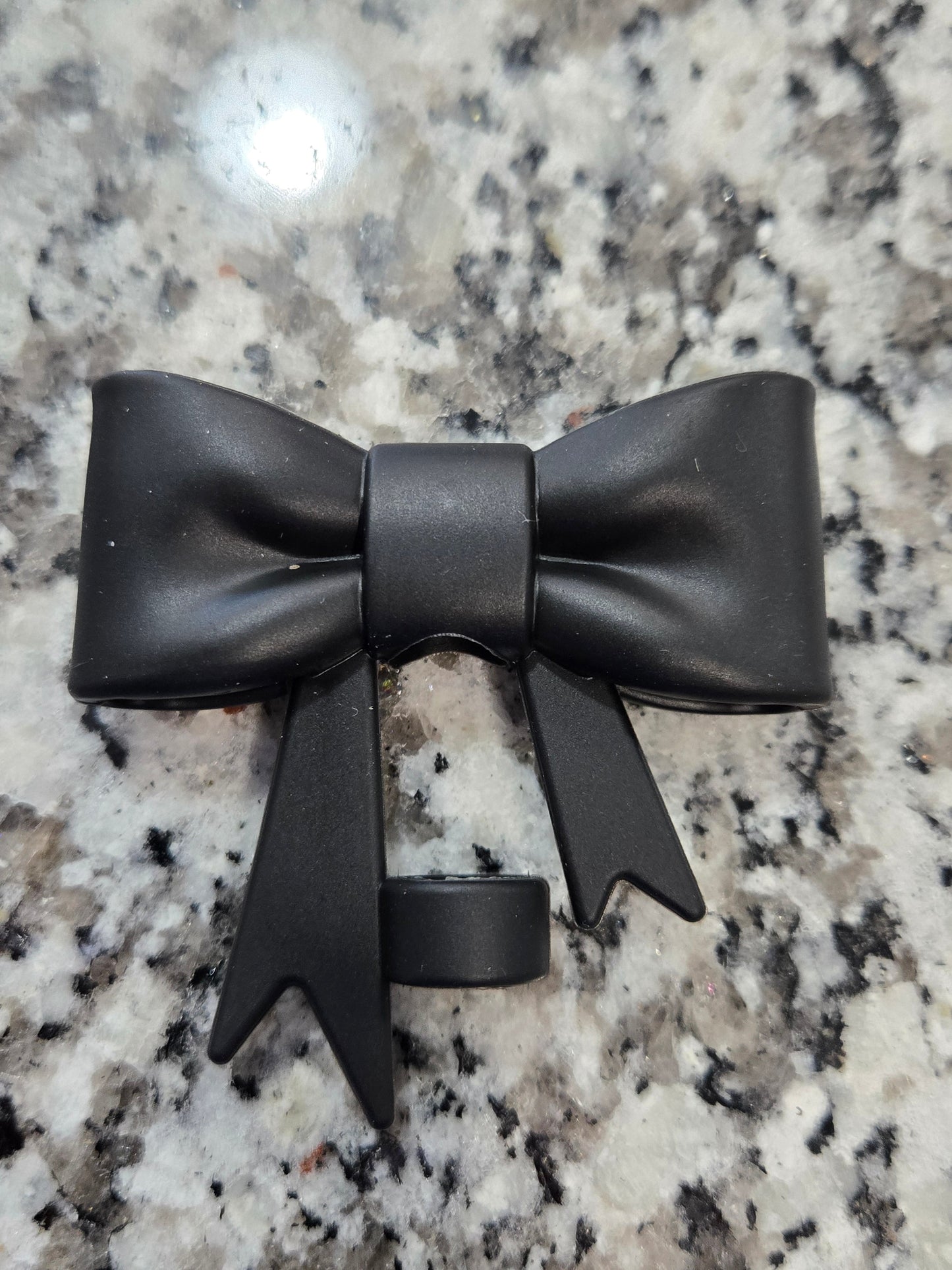 10MM Silicone Black Strawtopper