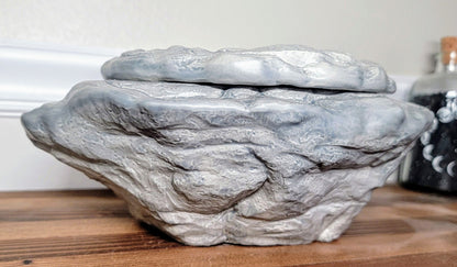 Large Natural Stone Self Watering / African Violet Pot Mountain Mudworks