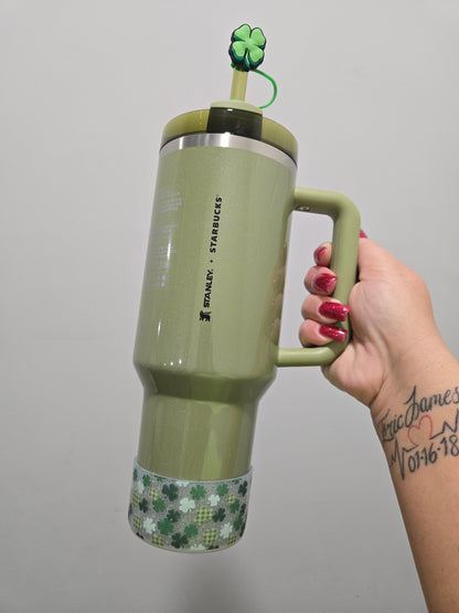 Luck Of The Irish Silicone Boot Bumper Sleeve for Tumblers