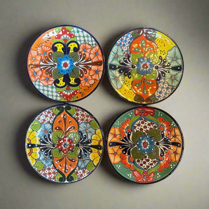 11.5" Talavera Dinner Plate | Hand-Painted Mexican Folk Art Dish