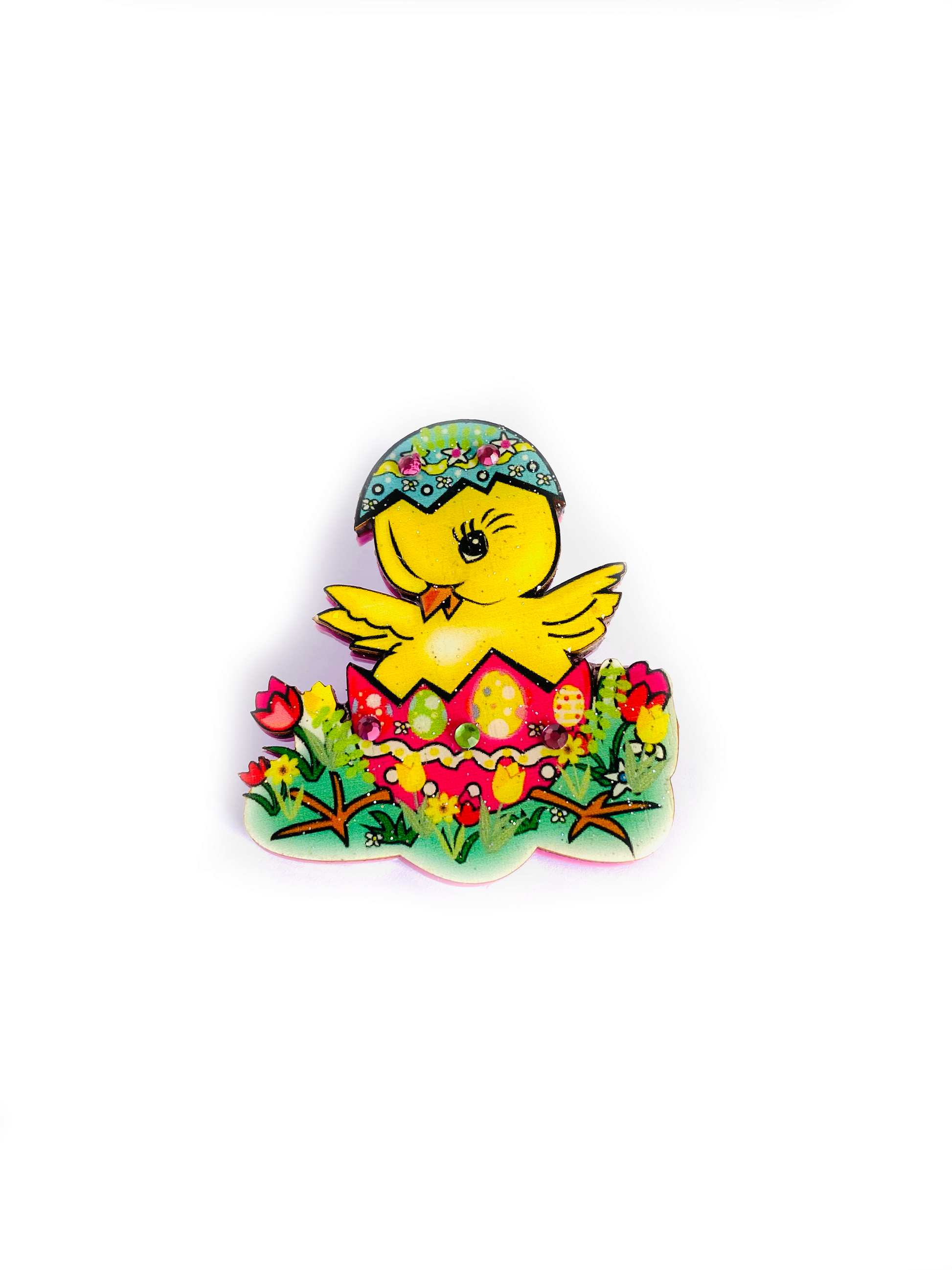 Benny the Easter Chick Brooch by Rosie Rose Parker Quirks!