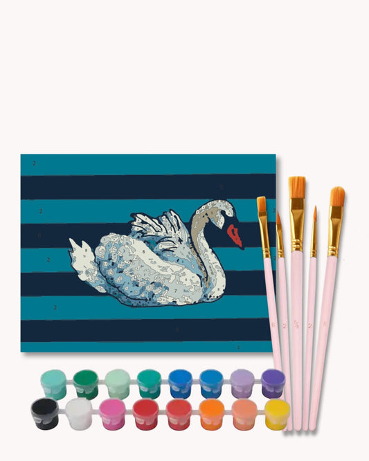 Swan - Paint by Numbers Kit