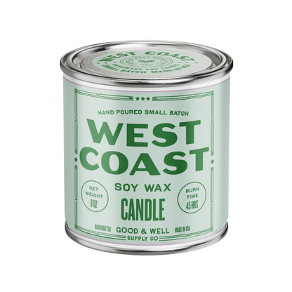 West Coast Happy Place Candle Good & Well Supply Co.
