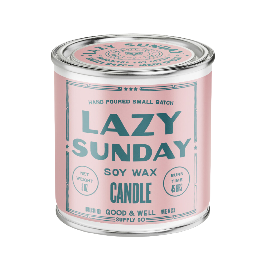 Lazy Sunday Happy Place Candle Good & Well Supply Co.