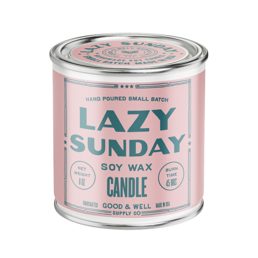 Lazy Sunday Happy Place Candle Good & Well Supply Co.