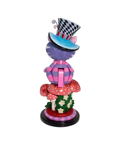 15"HOLLYWOOD CHESHIRE CAT NUTCRACKER
