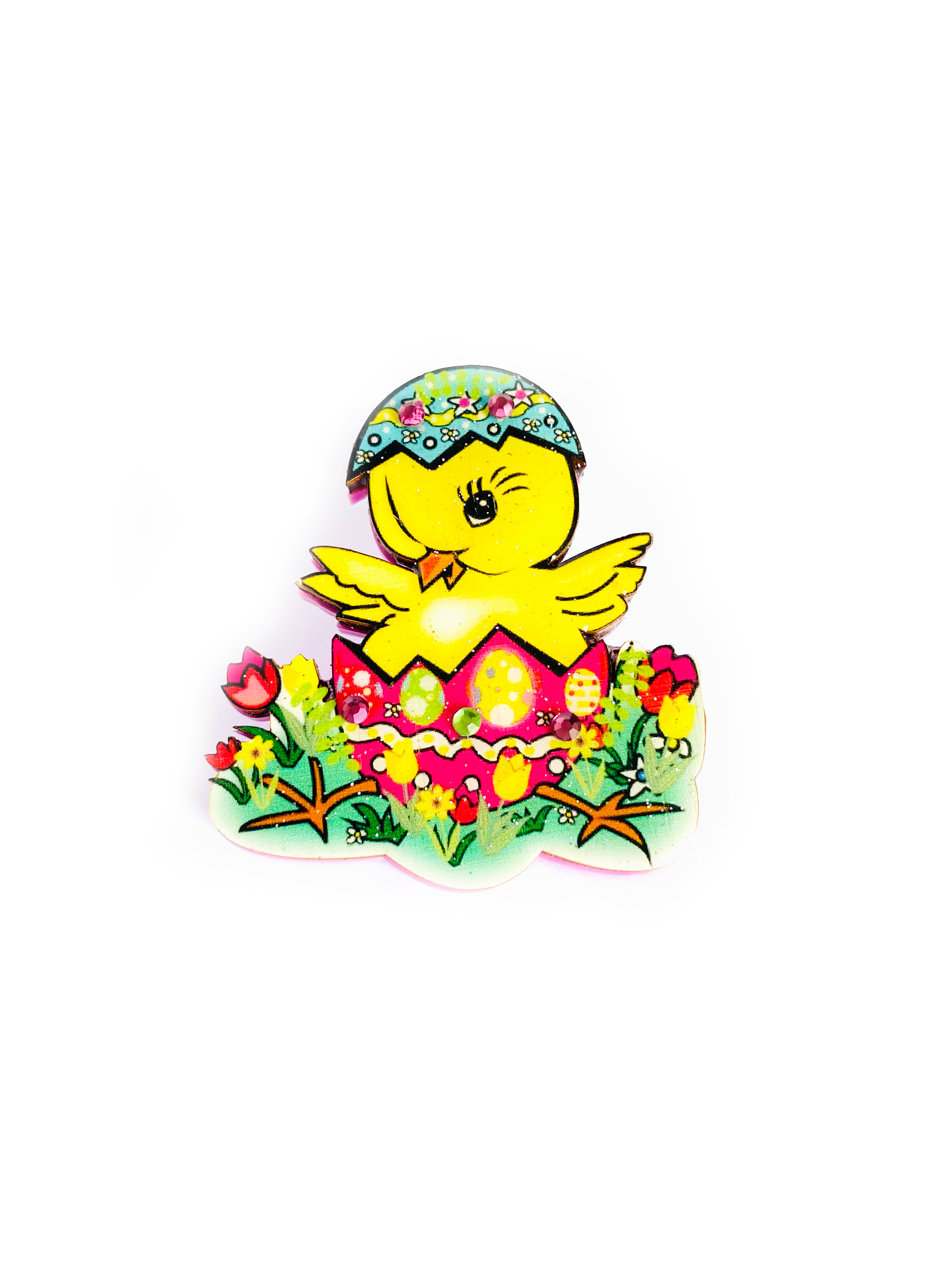 Benny the Easter Chick Brooch by Rosie Rose Parker Quirks!