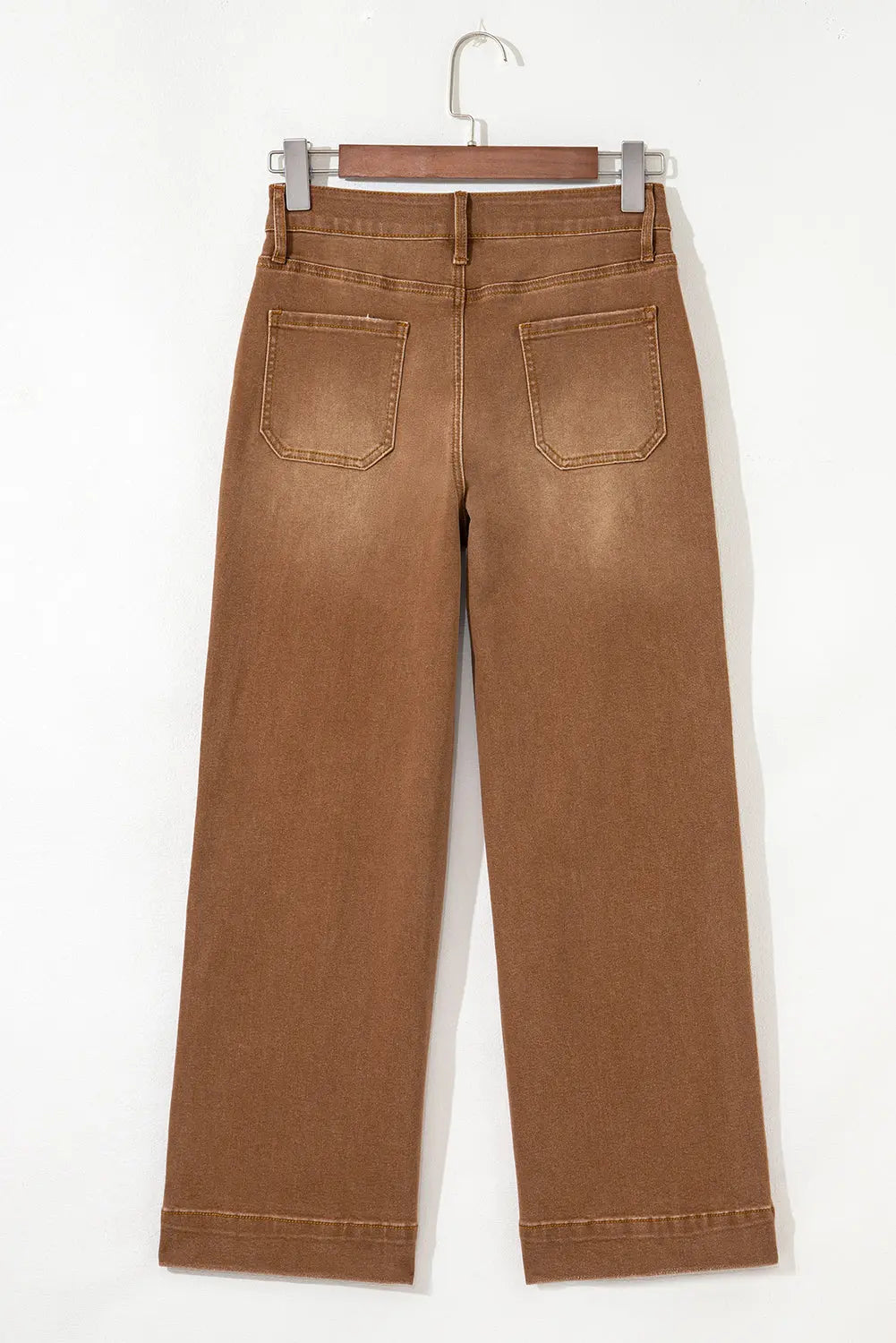 Breen Cropped High Rise Wide Leg Jeans Shewin