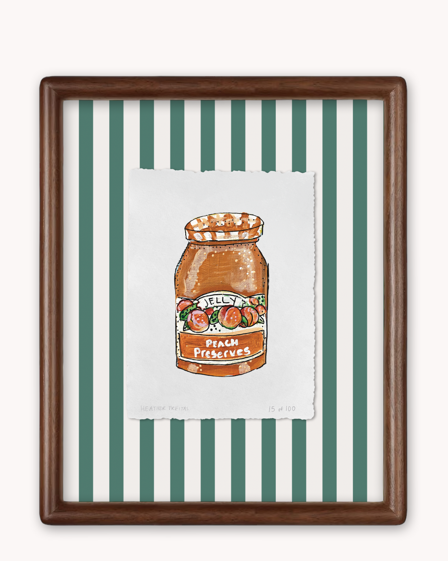 Apricot Jam Limited Edition Framed Print