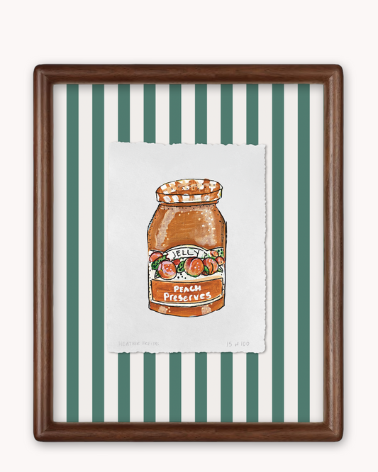 Apricot Jam Limited Edition Framed Print