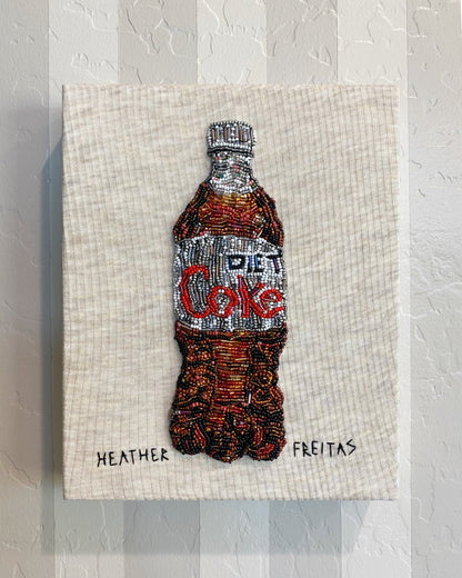 Diet Soda Beaded Artwork Heather Freitas